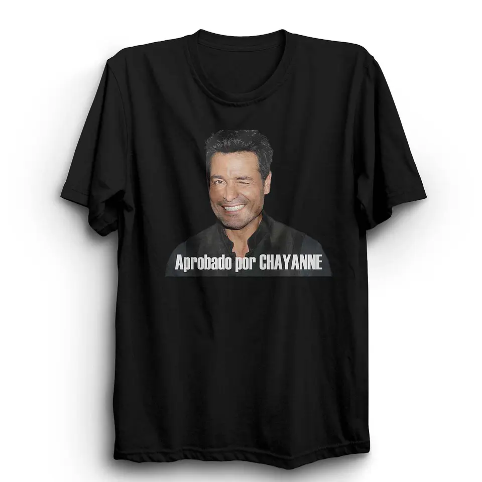 Polera Chayanne aprobado por Chayanne Meme 6