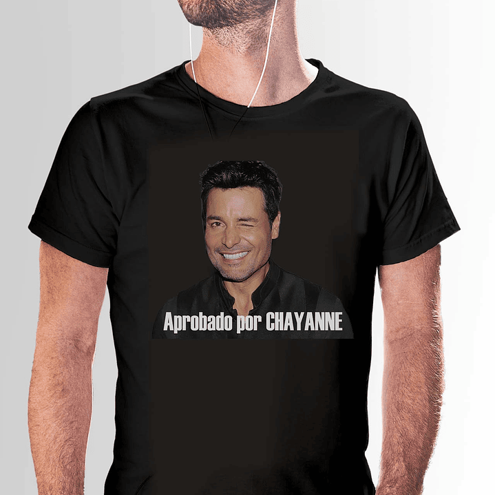 Polera Chayanne aprobado por Chayanne Meme 9