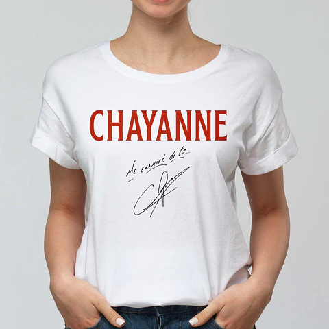 Polera Chayanne Diseño con Firma - Me Enamore de ti