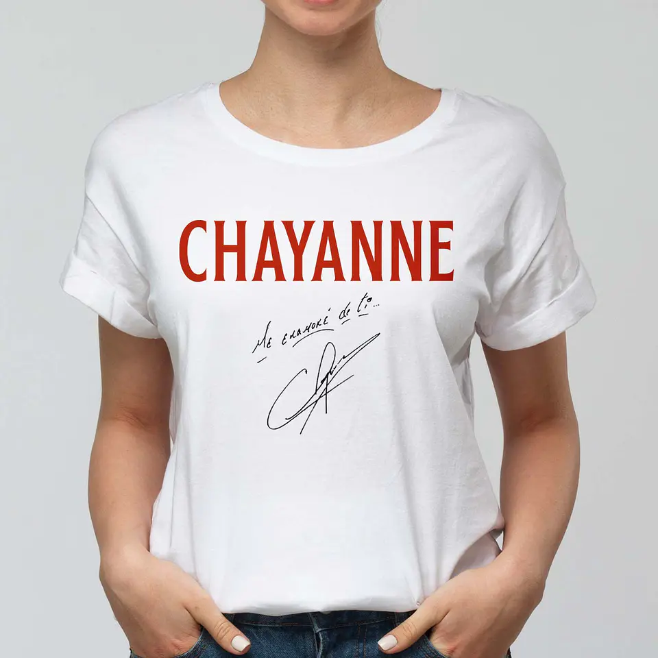 Polera Chayanne Diseño con Firma - Me Enamore de ti 1