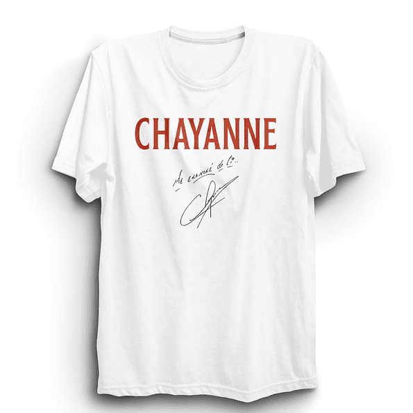 Polera Chayanne Diseño con Firma - Me Enamore de ti 4