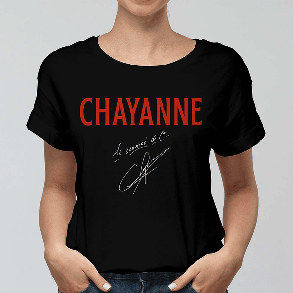 Polera Chayanne Diseño con Firma - Me Enamore de ti 2