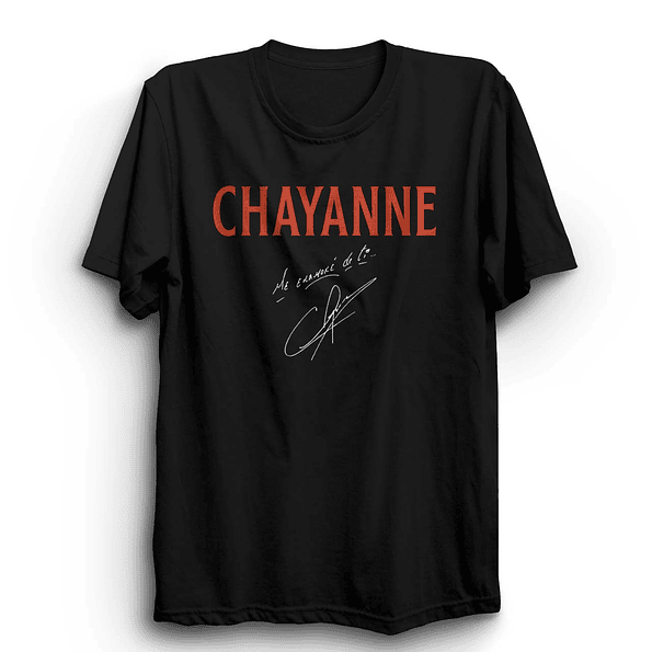 Polera Chayanne Diseño con Firma - Me Enamore de ti 5