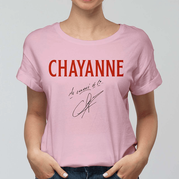 Polera Chayanne Diseño con Firma - Me Enamore de ti 3