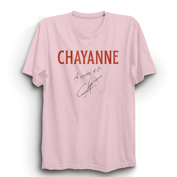 Polera Chayanne Diseño con Firma - Me Enamore de ti 6