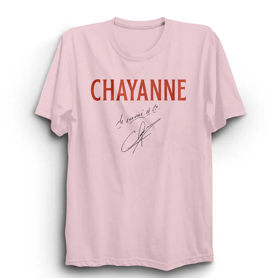 Polera Chayanne Diseño con Firma - Me Enamore de ti 6