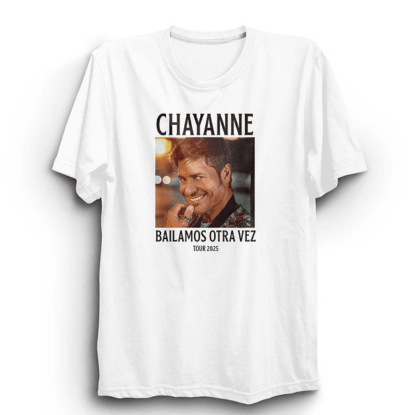 Polera Chayanne Tour 2025 - Bailamos Otra Vez  4