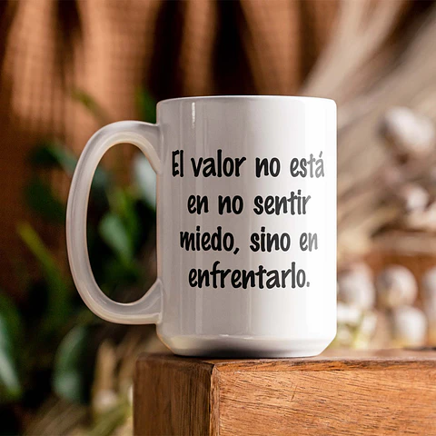 Tazón Inspirador del Hobbit | 'El Valor Está en Enfrentarlo
