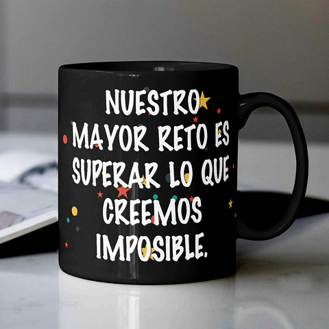 Tazón Inspirador Interestelar | "Superar lo Imposible"