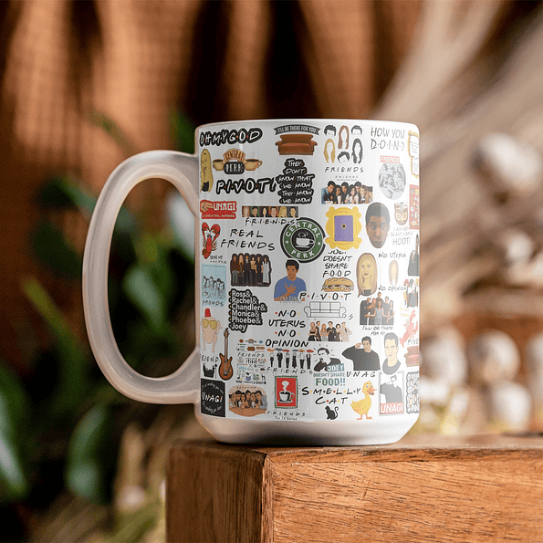 Tazón Friends - Mosaico de Momentos Icónicos 2