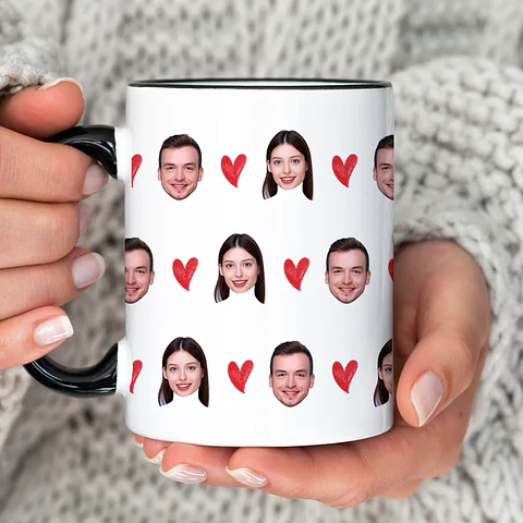 Tazón Personalizado con Fotos para Parejas - Regalo Único y Especial
