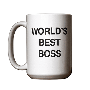 Tazón 'The World's Best Boss' - Inspirado en The Office | Ideal para Fan