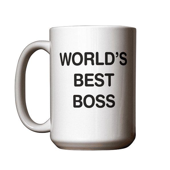 Tazón 'The World's Best Boss' - Inspirado en The Office | Ideal para Fan 1