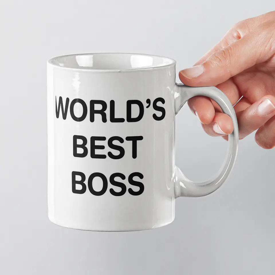 Tazón 'The World's Best Boss' - Inspirado en The Office | Ideal para Fan 2