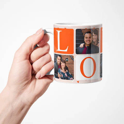 Tazón Personalizado con Fotos de Pareja | Regalo Perfecto para San Valentín