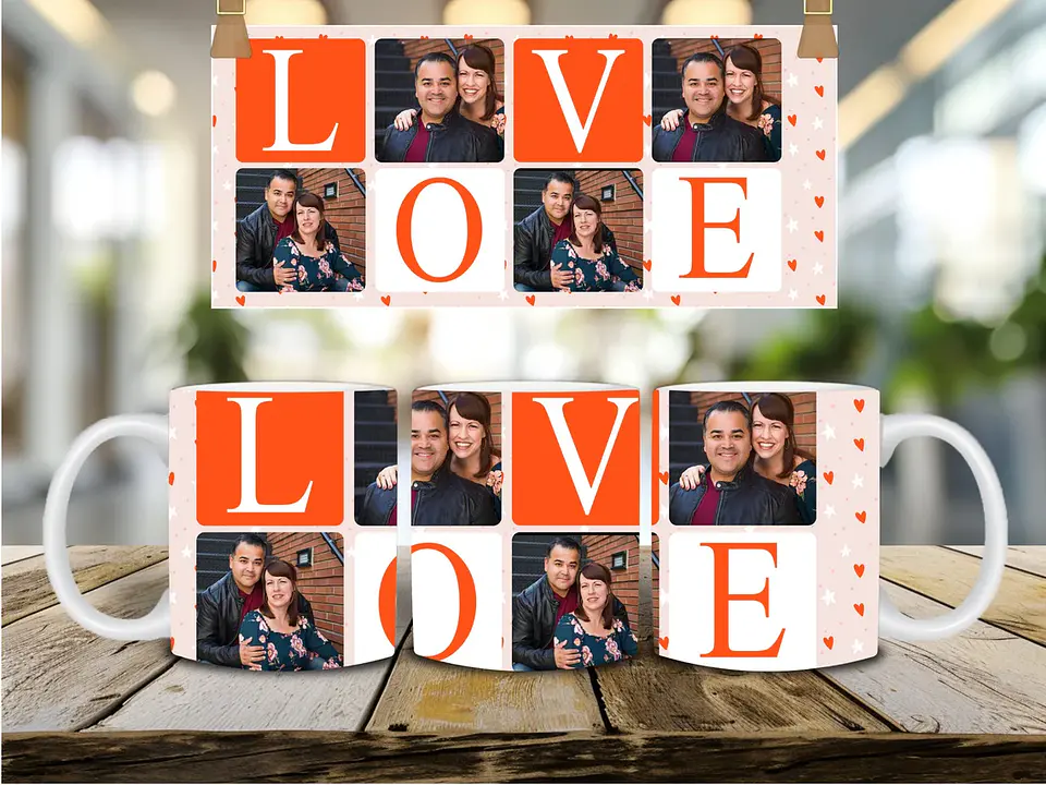 Tazón Personalizado con Fotos de Pareja | Regalo Perfecto para San Valentín 7