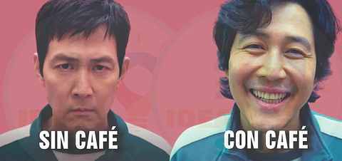 Plantilla para Taza Sublimación - Juego del Calamar 2 Sin Cafe con cafe