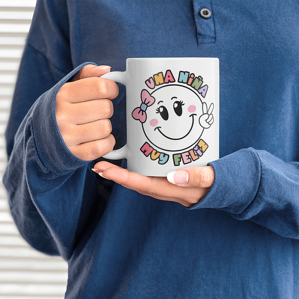 Tazon Coquette Una Nina Muy Feliz 3