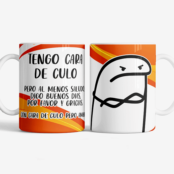 Tazon Taza Meme Cara de CU** Flork Ideal Regalo 1