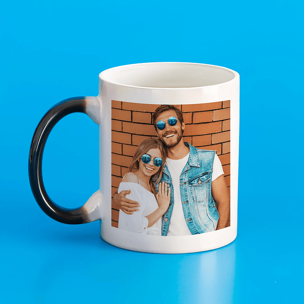 Taza mágica personalizada con foto – Regalo único que cambia de color 3