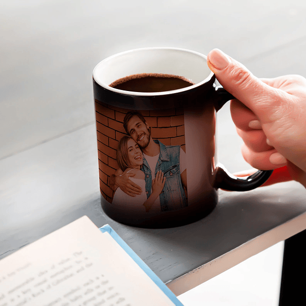 Taza mágica personalizada con foto – Regalo único que cambia de color 5