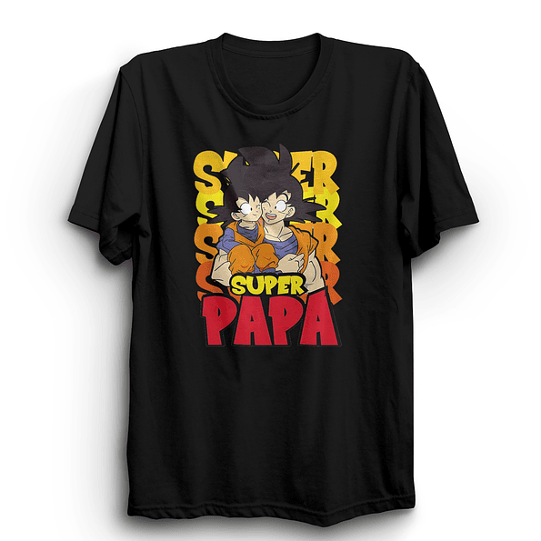 Camiseta Super Papá – Goku y Gohan | Regalo Perfecto para el Día del Padre 5
