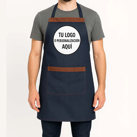 Delantal Personalizable con Logo – Profesional, Resistente y con Estilo para Cocina o Negocio