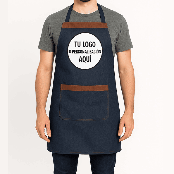Delantal Personalizable con Logo – Profesional, Resistente y con Estilo para Cocina o Negocio 1
