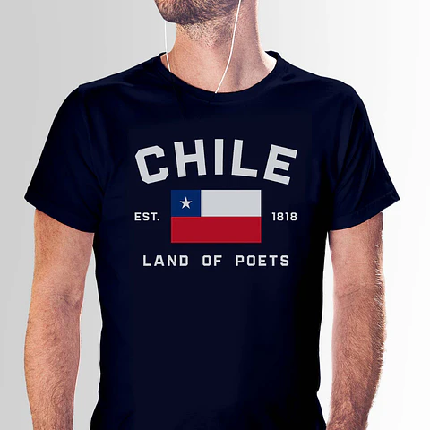 Polera Chile Land of Poets 🇨🇱 | Fiestas Patrias Ropa Chilena
