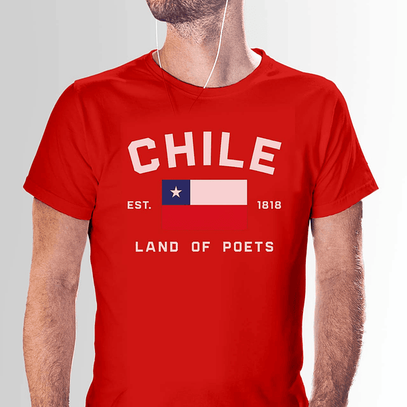 Polera Chile Land of Poets 🇨🇱 | Fiestas Patrias Ropa Chilena 4