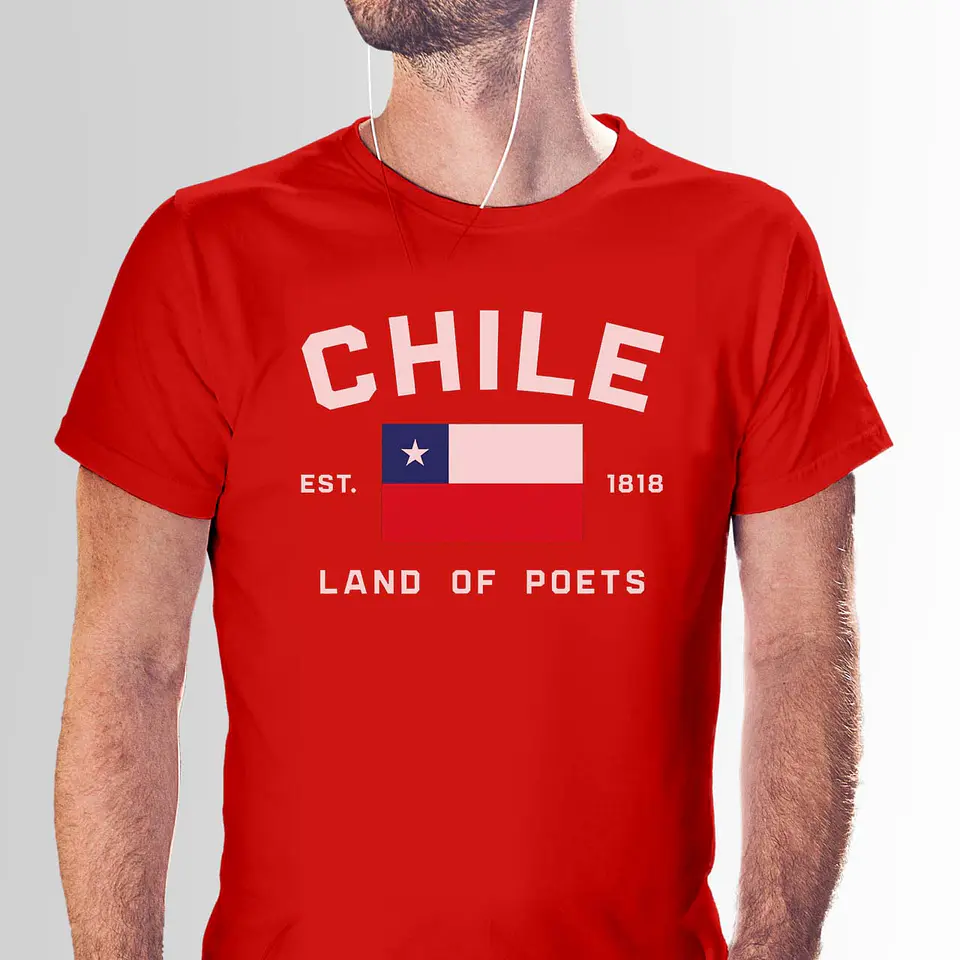 Polera Chile Land of Poets 🇨🇱 | Fiestas Patrias Ropa Chilena 4