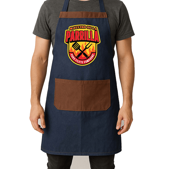 Delantal Maestro de la Parrilla 