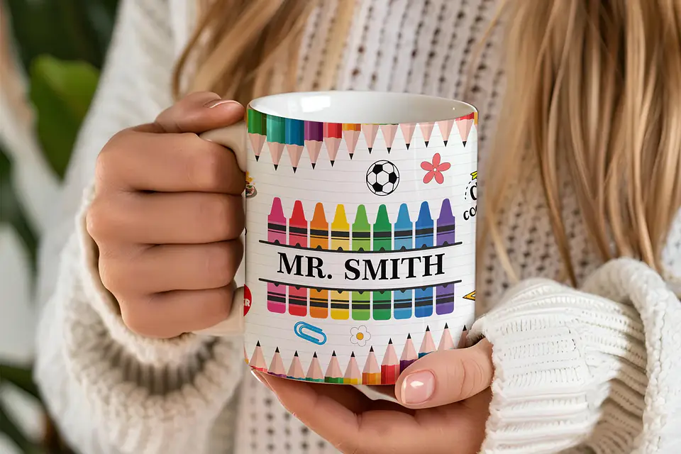 Taza Día del Maestro 🌈 | Se necesita un gran corazón para guiar pequeñas mentes 2