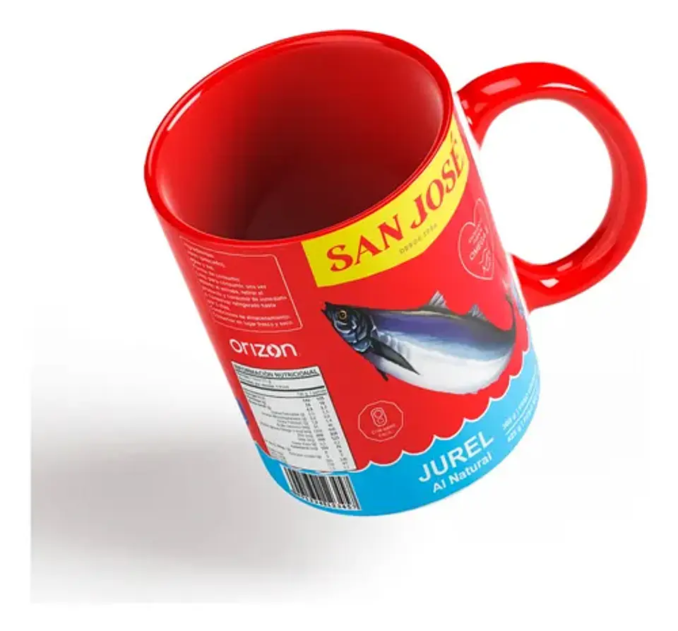 Tazón Jurel San José – Diseño divertido estilo meme chileno | Tazas Ideas 1