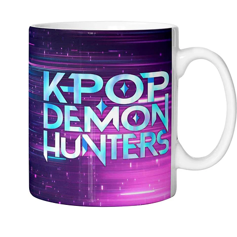Taza KPOP Demon Hunters 💫 | Diseño Animado Exclusivo para Fans del K-Pop 🎶