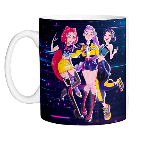 Taza KPOP Demon Hunters 💫 | Diseño Animado Exclusivo para Fans del K-Pop 🎶