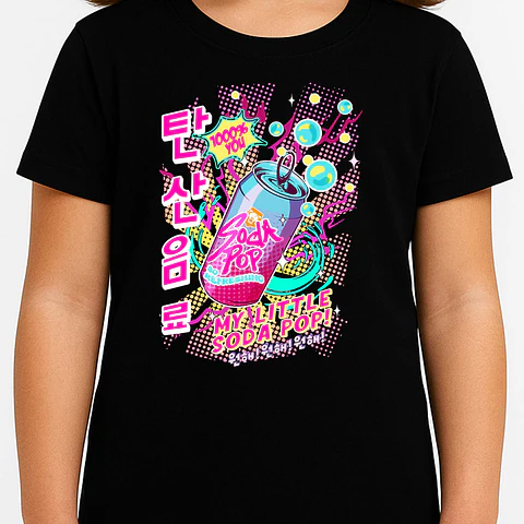 Polera “My Little Soda Pop de Saja Boys” – Diseño oficial KPop Demon Hunters 🎬