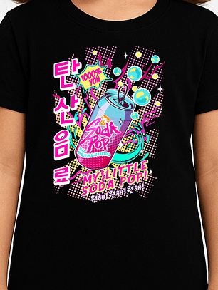 Polera “My Little Soda Pop de Saja Boys” – Diseño oficial KPop Demon Hunters 🎬