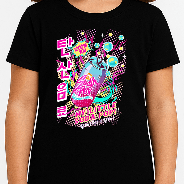 Polera “My Little Soda Pop de Saja Boys” – Diseño oficial KPop Demon Hunters 🎬 2