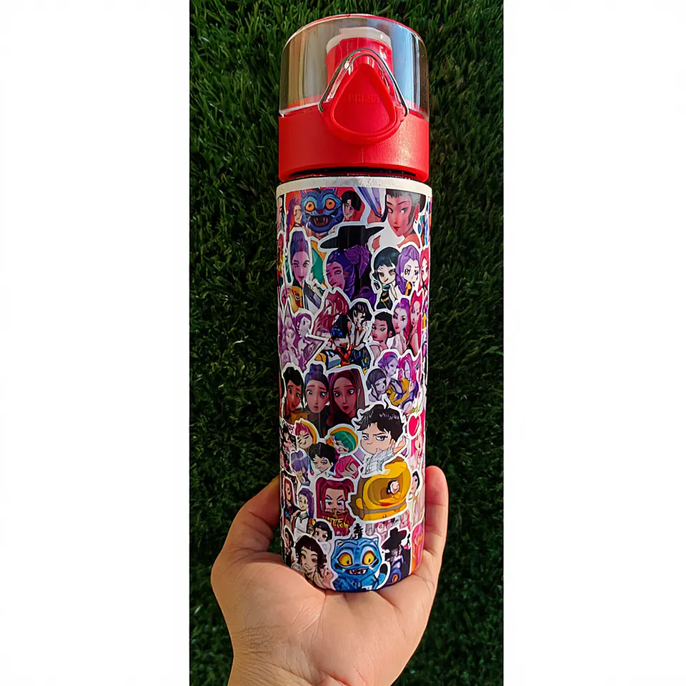 Botella de Aluminio K-Pop Demon Hunters | Diseño Exclusivo 3
