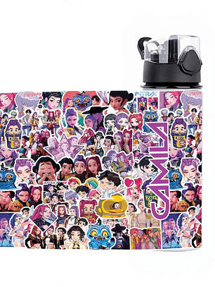 Botella de Aluminio K-Pop Demon Hunters | Diseño Exclusivo