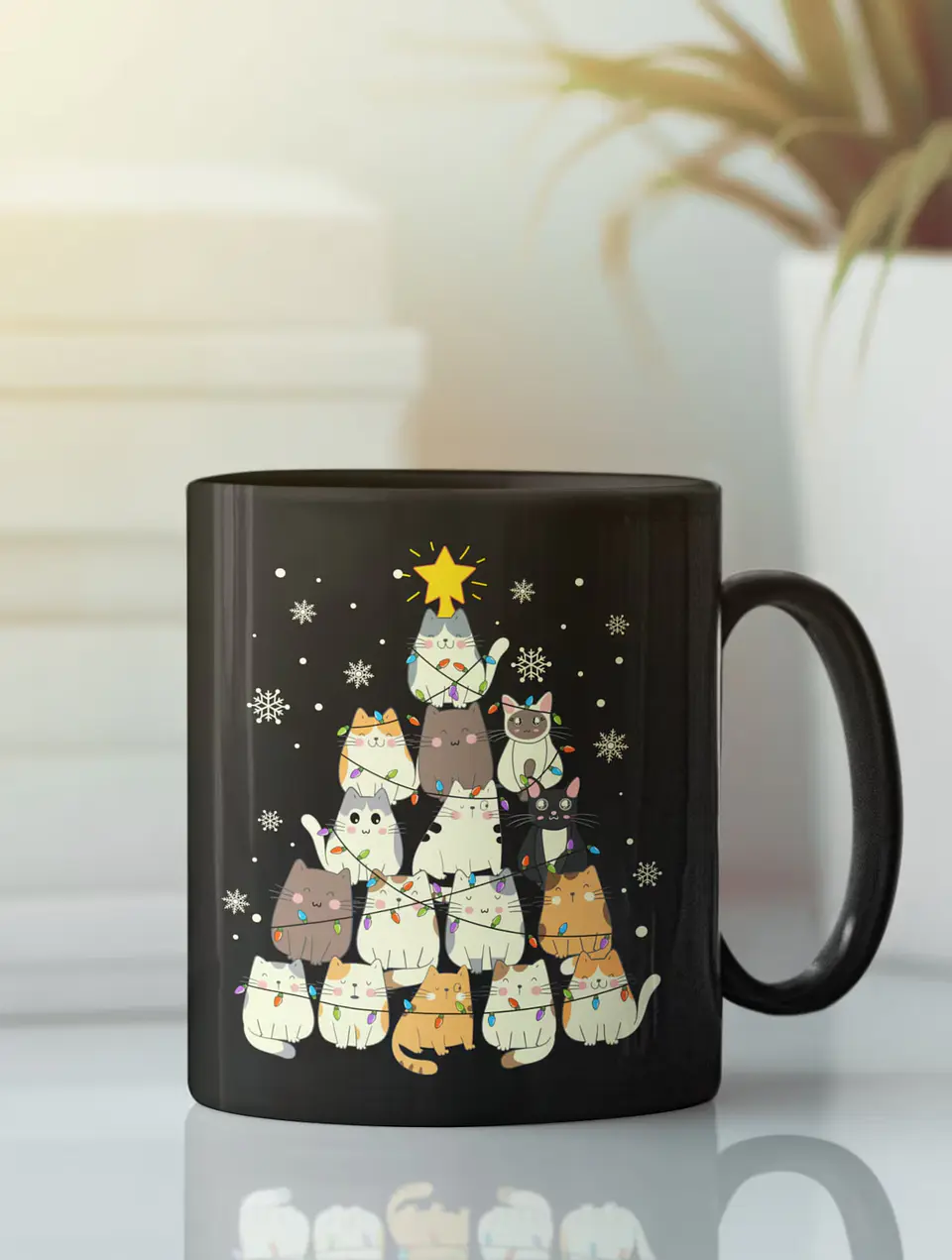Tazón para Amantes de los Gatos 🐱 | Disponible en 11oz y 15oz | Tazasideas.cl 1