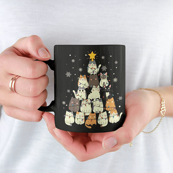 Tazón para Amantes de los Gatos 🐱 | Disponible en 11oz y 15oz | Tazasideas.cl 3