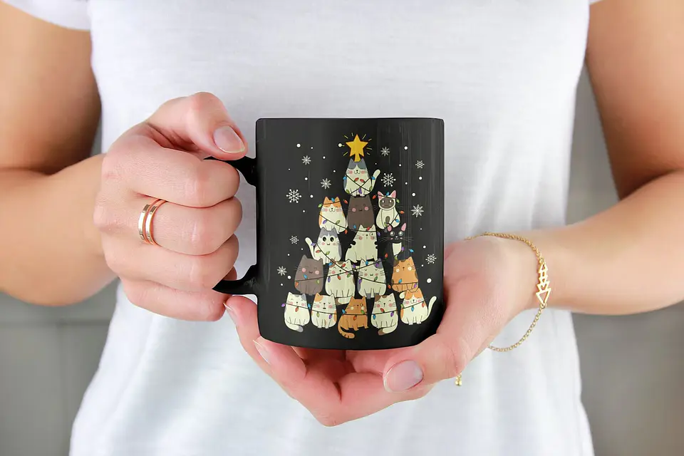 Tazón para Amantes de los Gatos 🐱 | Disponible en 11oz y 15oz | Tazasideas.cl 3