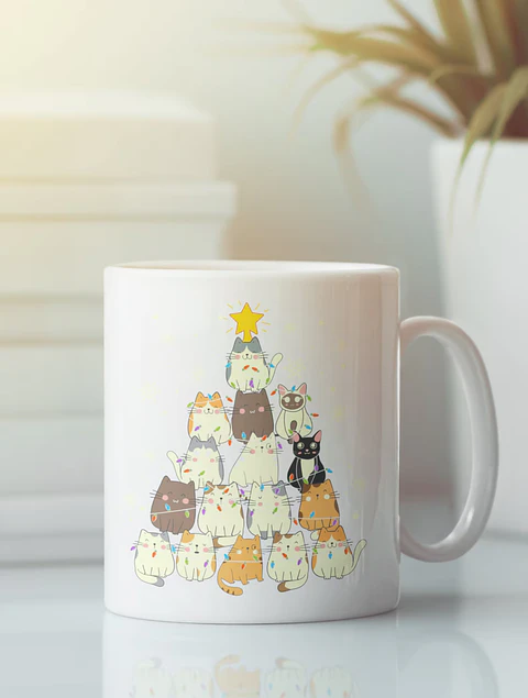 Tazón para Amantes de los Gatos 🐱 | Disponible en 11oz y 15oz | Tazasideas.cl