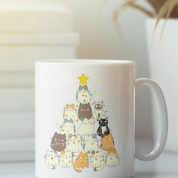 Tazón para Amantes de los Gatos 🐱 | Disponible en 11oz y 15oz | Tazasideas.cl 2