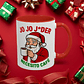 Taza Navideña “Jo Jo J*der Necesito Café” | Regalo Divertido de Navidad con Papá Noel - Miniatura 4