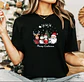 Polera Navideña Merry Christmas – Diseño con Reno, Muñecos de Nieve y Santa | Regalos Navidad - Miniatura 3