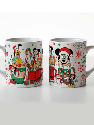 Tazón Navideño Mickey y Sus Amigos – Diseño Disney Christmas 11oz