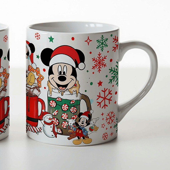 Tazón Navideño Mickey y Sus Amigos – Diseño Disney Christmas 11oz 2